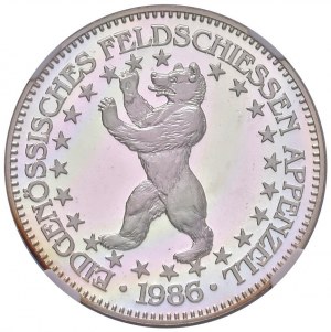 SVIZZERA 50 Franchi 1986 Appenzell Shooting Festival - ...