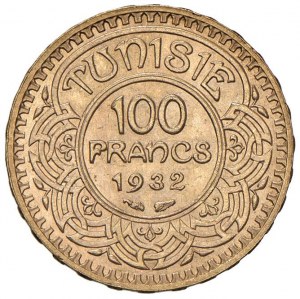 TUNISIA Ahmad II (1929-1942) 100 Francs 1351 (1932) - ...