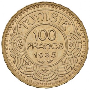 TUNISIA Ahmad II (1929-1942) 100 Francs 1354 (1935) - ...
