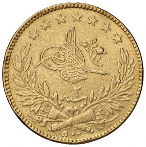 TURCJA Abdul Hamid II (1876-1909) 500 Kurush 1293 (187...