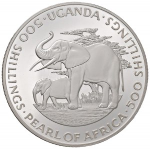 UGANDA 500 Shillings 1981 - KM 23rd AG (g 114)...