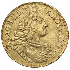 UNGHERIA Carlo VI (1711-1740) Ducato 1732 Karlsburg - H...