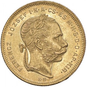 UNGHERIA Francesco Giuseppe I (1848-1916) 20 Franchi / ...