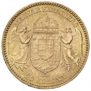 MAĎARSKO František Josef I. (1848-1916) 20 korun 189...