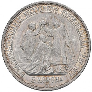 HUNGARY Francis Joseph I (1848-1916) 5 crowns 1907...