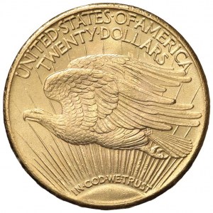 USA 20 dolarów 1925 - KM 131 AU (g 33,42)...