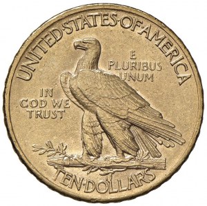 U.S. 10 Dollars 1909 - KM 130 AU (g 16.72) Colpetto al b...