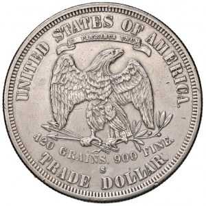 USA Trade Dollar 1877 - KM 108 AG (g 27,17) Minimi...