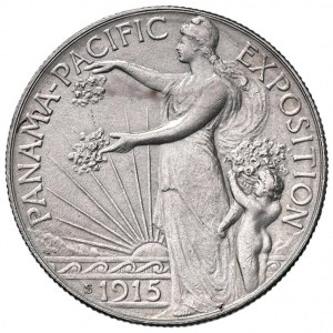 USA Demi-dollar 1915 S - KM 135 AG (g 12,50) R Panama....