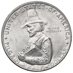 USA Half dollar 1920 D - KM 147 AG (g 12.49) Pilgrim ...