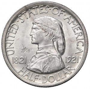 USA Half dollar 1921 with 