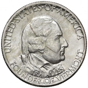 USA Mezzo dollaro 1927 - KM 162 AG (g 12,48) Vermont Se...