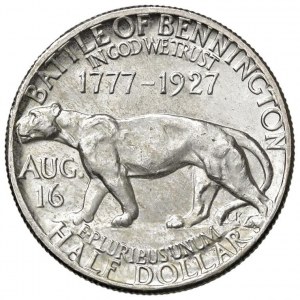 USA Mezzo dollaro 1927 - KM 162 AG (g 12,48) Vermont Se...