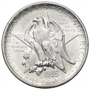 Demi dollar USA 1935 - KM 167 AG (g 12,50) Texas Inde...