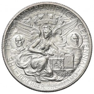 Demi dollar USA 1935 - KM 167 AG (g 12,50) Texas Inde...