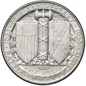 USA Mezzo dollaro 1936 - KM 181 AG (g 12,43) 75th Anniv...