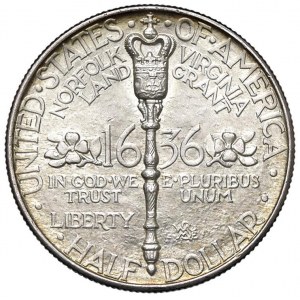 USA Mezzo dollaro 1936 - KM 184 AG (g 12,53) 200th Anni...