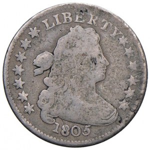 USA Dime 1805, 5 berries type - Davis 1; Breen 3157 AG ...