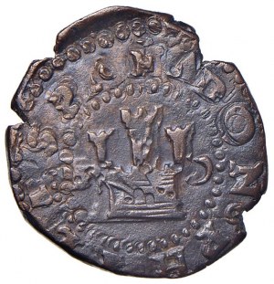SPAIN Philip II (1556-1598) Burgos - Ochavo or 2 marav...