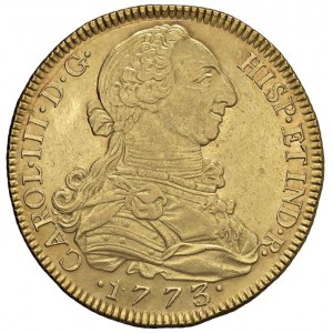SPANIEN Karl III. (1759-1788) Madrid - 8 Escudos 1773/2 ...