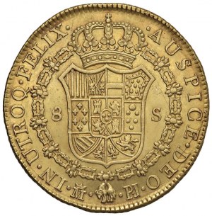 SPAIN Charles III (1759-1788) Madrid - 8 Escudos 1773/2 ...