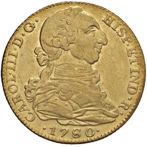 ŠPANĚLSKO Karel III (1759-1788) Madrid - 4 escudos 1780/79...