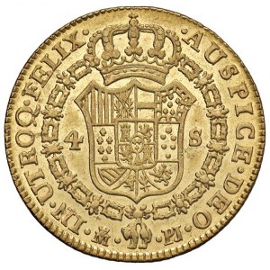 ŠPANĚLSKO Karel III (1759-1788) Madrid - 4 escudos 1780/79...