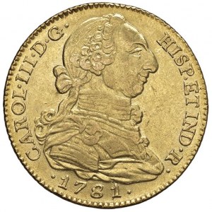 SPAGNA Carlo III (1759-1788) Madrid - 4 Escudos 1781 PJ...
