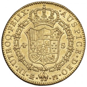 SPAGNA Carlo III (1759-1788) Madrid - 4 Escudos 1781 PJ...