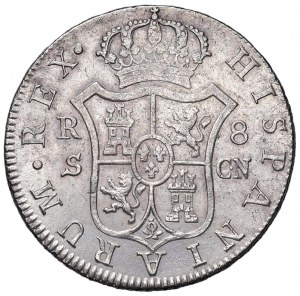 SPAIN Charles IV (1788-1808) Seville - 8 Reales 1803 C...