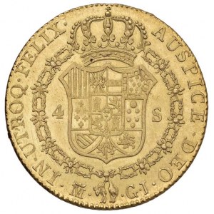SPAGNA Ferdinando VII (1808-1833) Madrid - 4 Escudos 18...