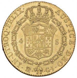 SPAGNA Ferdinando VII (1808-1833) Madrid - 4 Escudos 18...