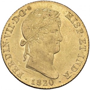 SPAIN Ferdinand VII (1808-1833) Madrid - 4 Escudos 18...