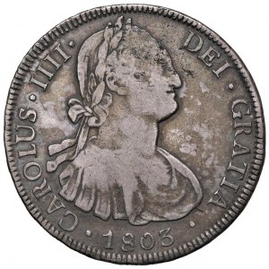 BOLIVIA Charles IV (1788-1808) Potosí - 8 Reales 1803 PTS...