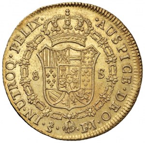 CHILE Ferdinand VII (1808-1833) Santiago - 8 Escudos 18...