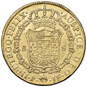 COLOMBIA Charles IV (1788-1808) Popayan - 8 Escudos 1792 ...