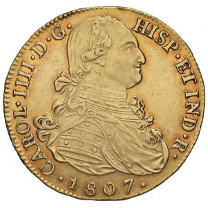COLOMBIA Carlo IV (1788-1808) Popayan - 8 Escudos 1807 ...