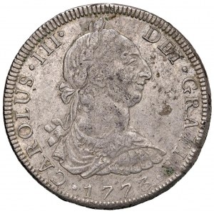 MEXIQUE Charles III (1759-1788) 8 Reales 1773 Mo FM inver...