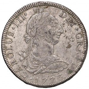 MEXICO Charles III (1759-1788) 8 Reales 1773 Mo FM inver...