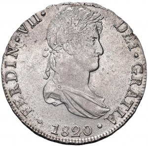 PERU Ferdinando VII (1808-1821) Lima - 8 Reales 1820 JP...