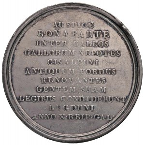 Medal 1802 Konstytucja Republiki Włoskiej w Lyonie ...