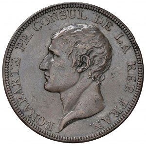 Medaile z roku 1802 Amienský mír. D/ BONAPARTE PR CONSUL DE...
