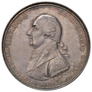 1802 Peace of Amiens medal. D/ MARQUIS - CORNWALLIS B...