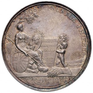 1802 Peace of Amiens medal. D/ MARQUIS - CORNWALLIS B...