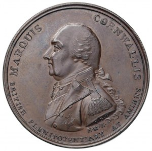 Medal 1802 Peace of Amiens. D/ Uniformed bust left...