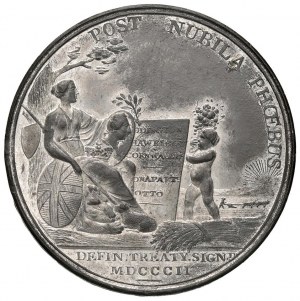 1802 Peace of Amiens medal. The medal differs from...
