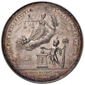 Medaglia 1802 Pace di Amiens. D/ Circolarmente: SIC POT...