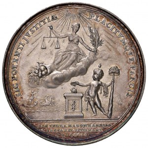 Medal 1802 Peace of Amiens. D/ Circularly: SIC POT...