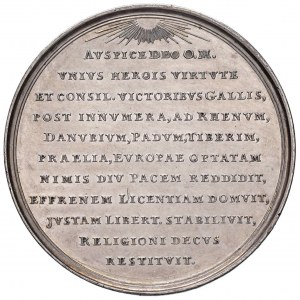Medal 1802 Peace of Amiens. D/ Circularly: SIC POT...