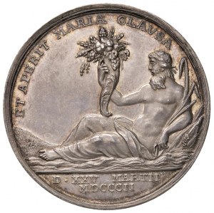 Medal 1802 Peace of Amiens. D/ PAX RESUSCITAT IUSTITI...